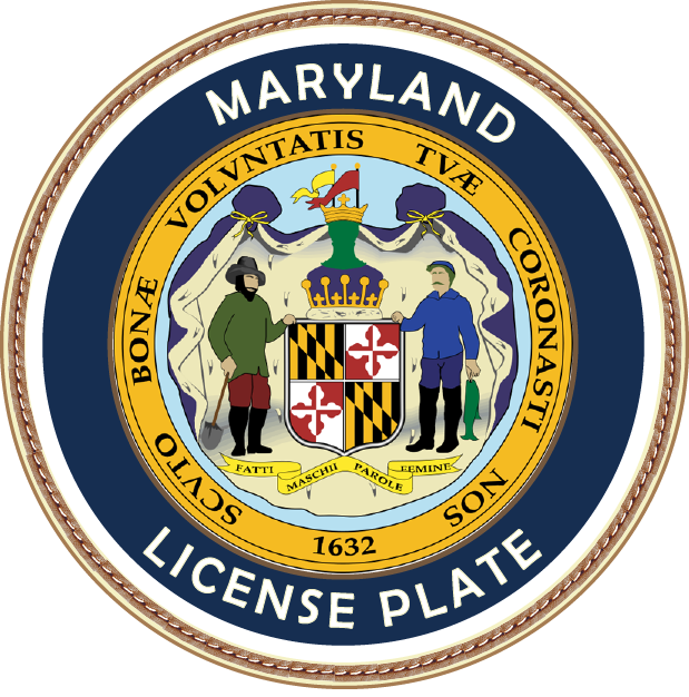 Maryland License Plate Logo